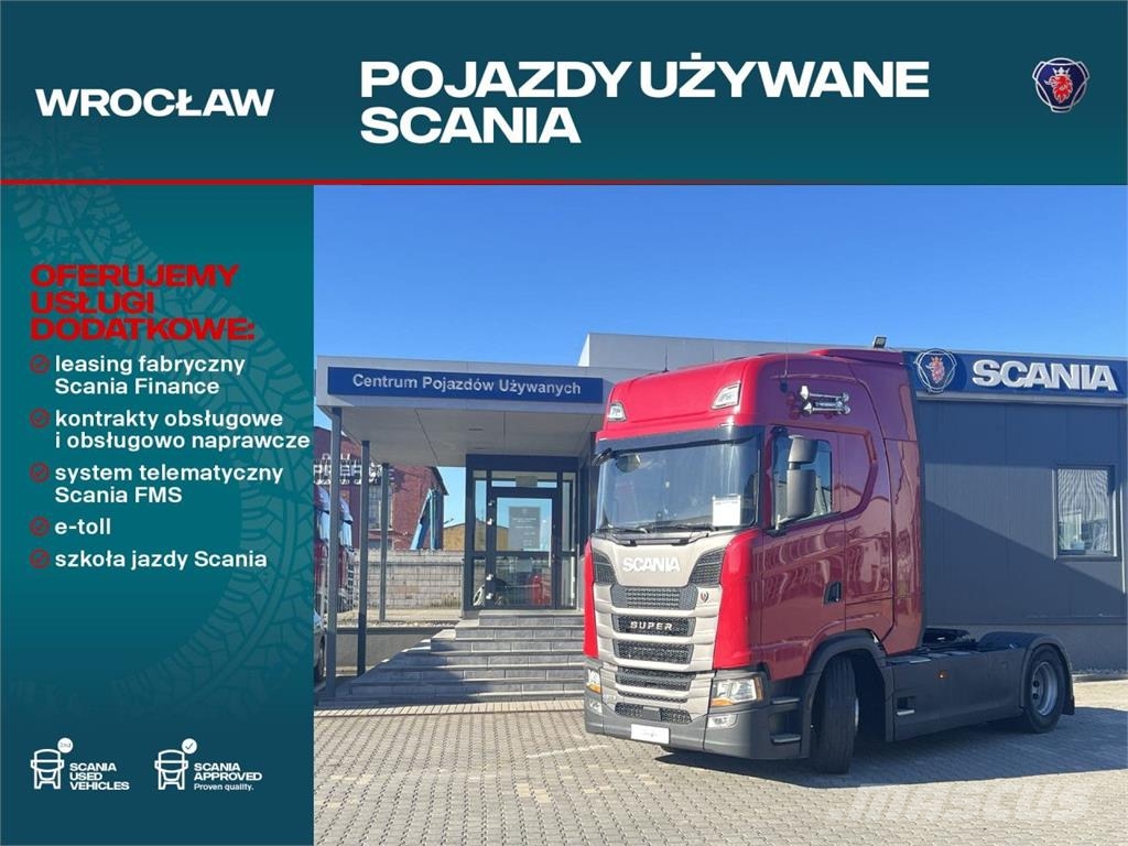 Scania S 460 A4x2NA SMART 2 Solary 4 podzuki tył Седельные тягачи
