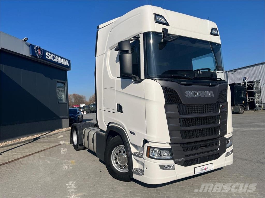 Scania S 500 A4x2NA Zawieszenie tył 4 poduszki Klimatyza Седельные тягачи