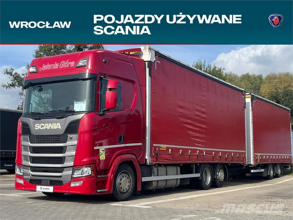 Scania S 500 B6x2LB Zestaw z przyczepą キャブ付きシャーシ