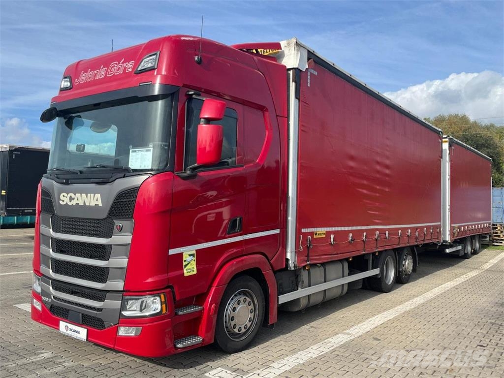 Scania S 500 B6x2LB Zestaw z przyczepą キャブ付きシャーシ