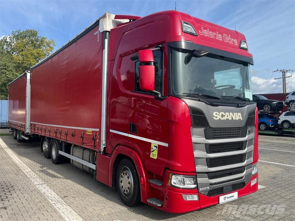 Scania S 500 B6x2LB Zestaw z przyczepą キャブ付きシャーシ