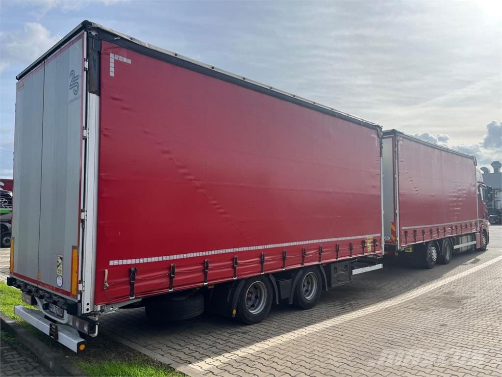 Scania S 500 B6x2LB Zestaw z przyczepą キャブ付きシャーシ