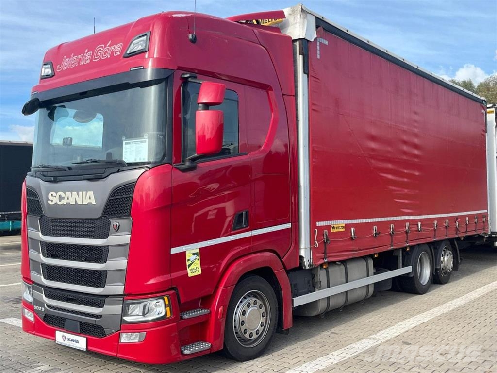 Scania S 500 B6x2LB Zestaw z przyczepą キャブ付きシャーシ
