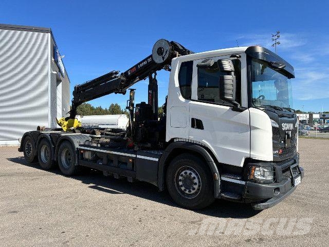 Scania G 410 B8x4*4NA + Hiab X-Hipro 192 E 4 CNG / CBG Muut kuorma-autot
