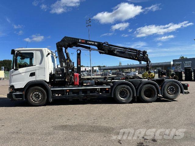 Scania G 410 B8x4*4NA + Hiab X-Hipro 192 E 4 CNG / CBG Muut kuorma-autot