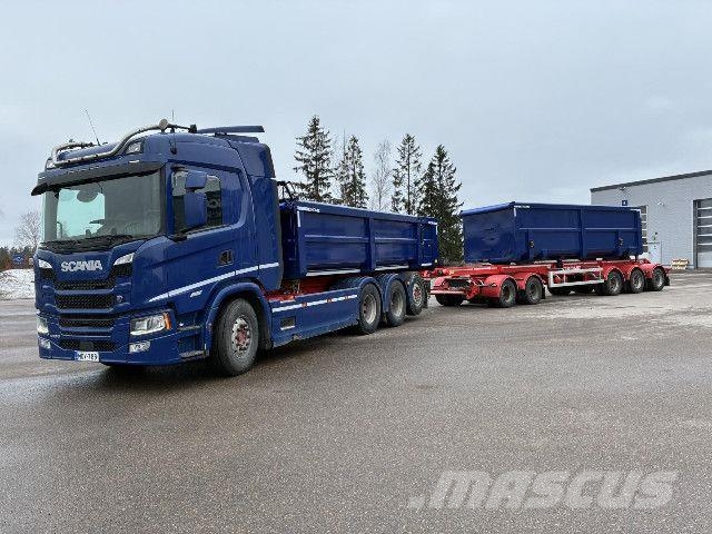 Scania G 560 B8x4*4NB + Perävaunu Kallurid
