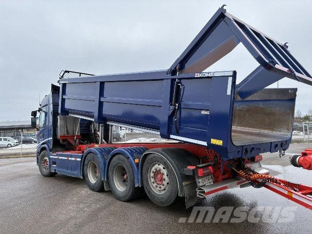 Scania G 560 B8x4*4NB + Perävaunu Kallurid