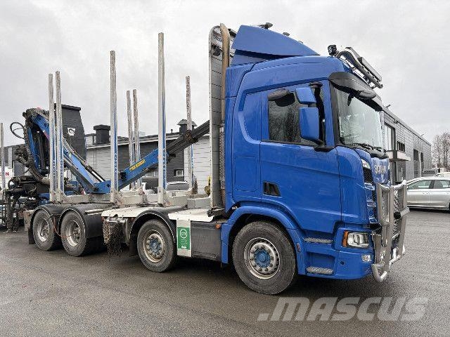 Scania R 560 B8x4NB+PV+Nosturi Puuautot