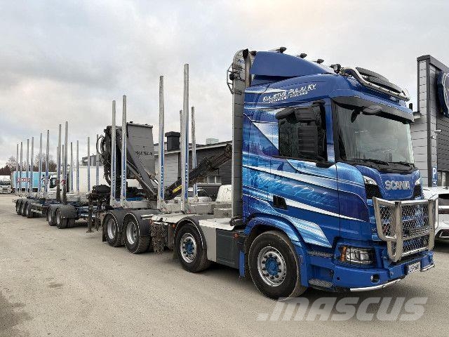 Scania R 560 B8x4NB + PV + Nosturi Лесовозы / Сортиментовозы