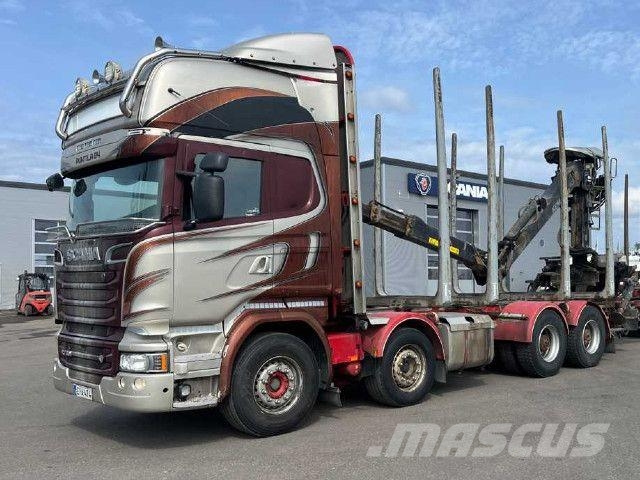 Scania R 730 LB8x4HNB+NOSTURI Rönkszállító teherautók
