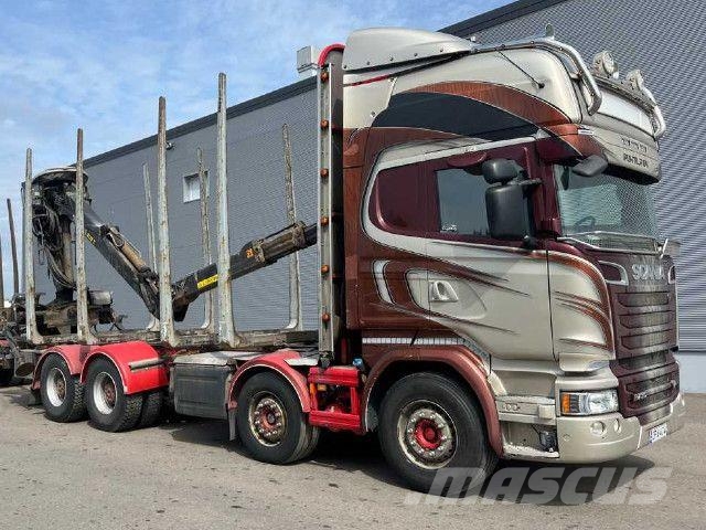 Scania R 730 LB8x4HNB+NOSTURI Rönkszállító teherautók