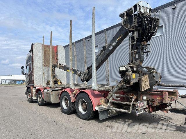 Scania R 730 LB8x4HNB+NOSTURI Rönkszállító teherautók
