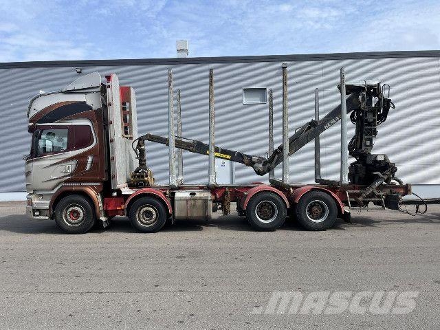 Scania R 730 LB8x4HNB+NOSTURI Rönkszállító teherautók