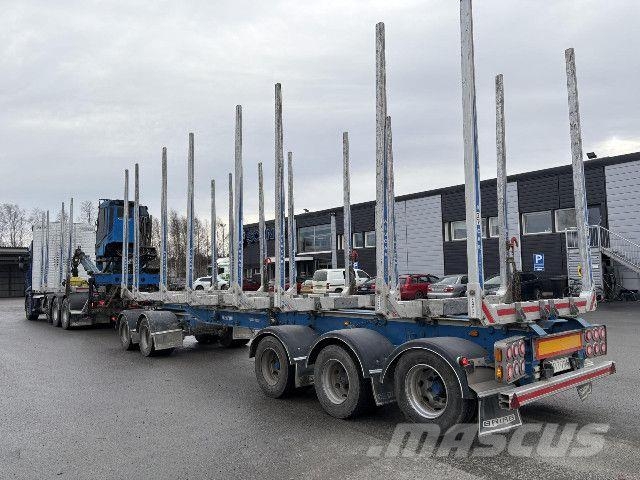 Scania R580 8x4/4 + PV+ Nosturi Puuautot