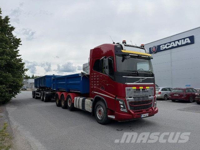 Volvo FH16 + SLP perÃ¤vaunu Tipper trucks