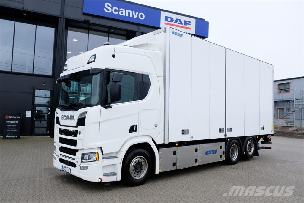 Scania R590 V8 6x2*4 Närko skåpbil - Zepro 2t lift Sanduk kamioni