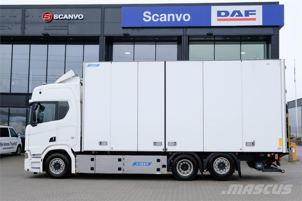 Scania R590 V8 6x2*4 Närko skåpbil - Zepro 2t lift Sanduk kamioni