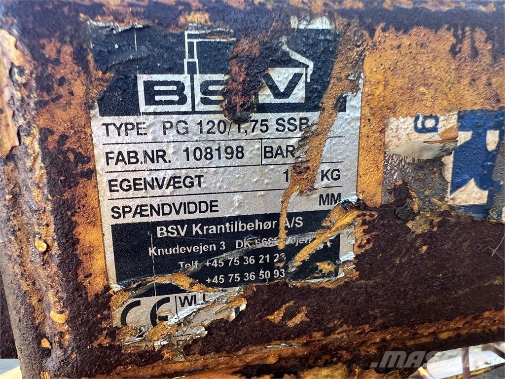 BSV 1750kg Pallegaffel - Model: PG120-1,75 SSB Transport – Andet