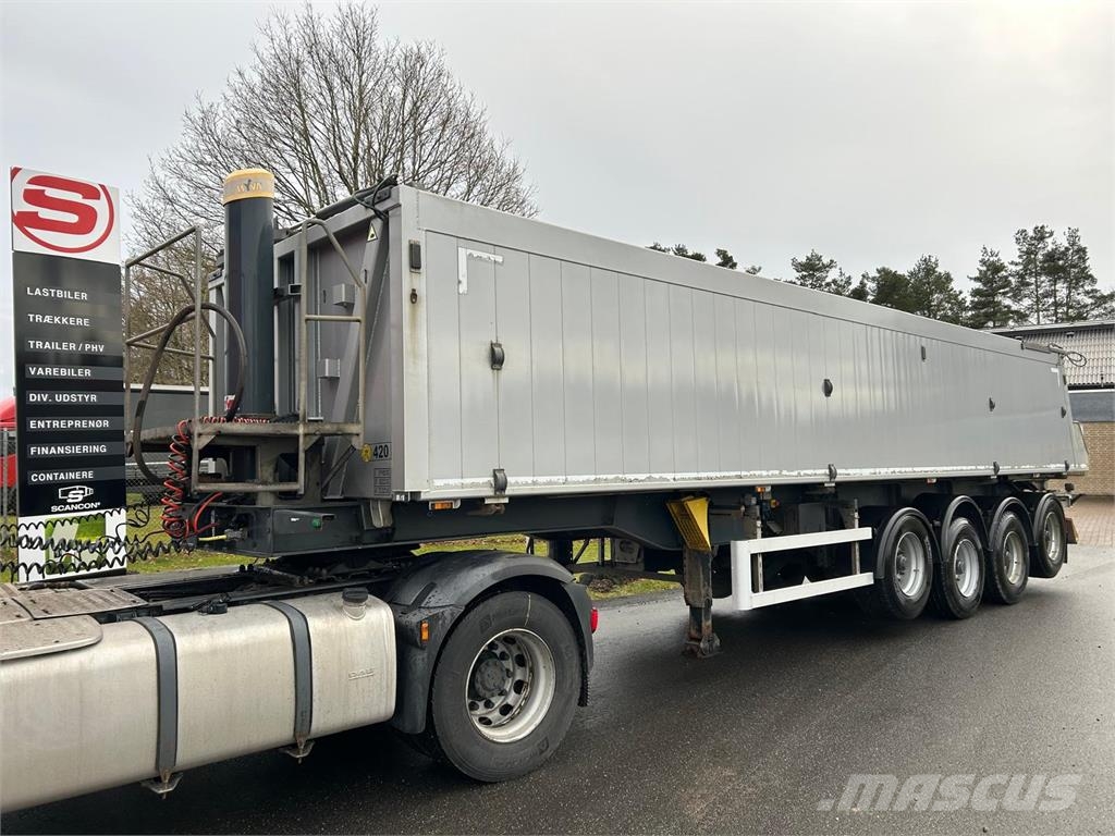 CMT 36m3 alu kasse - aut presenning Semirremolques bañera