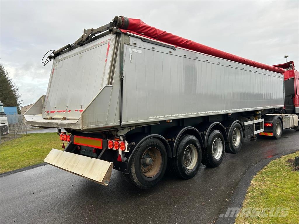 CMT 36m3 alu kasse - aut presenning Semirremolques bañera