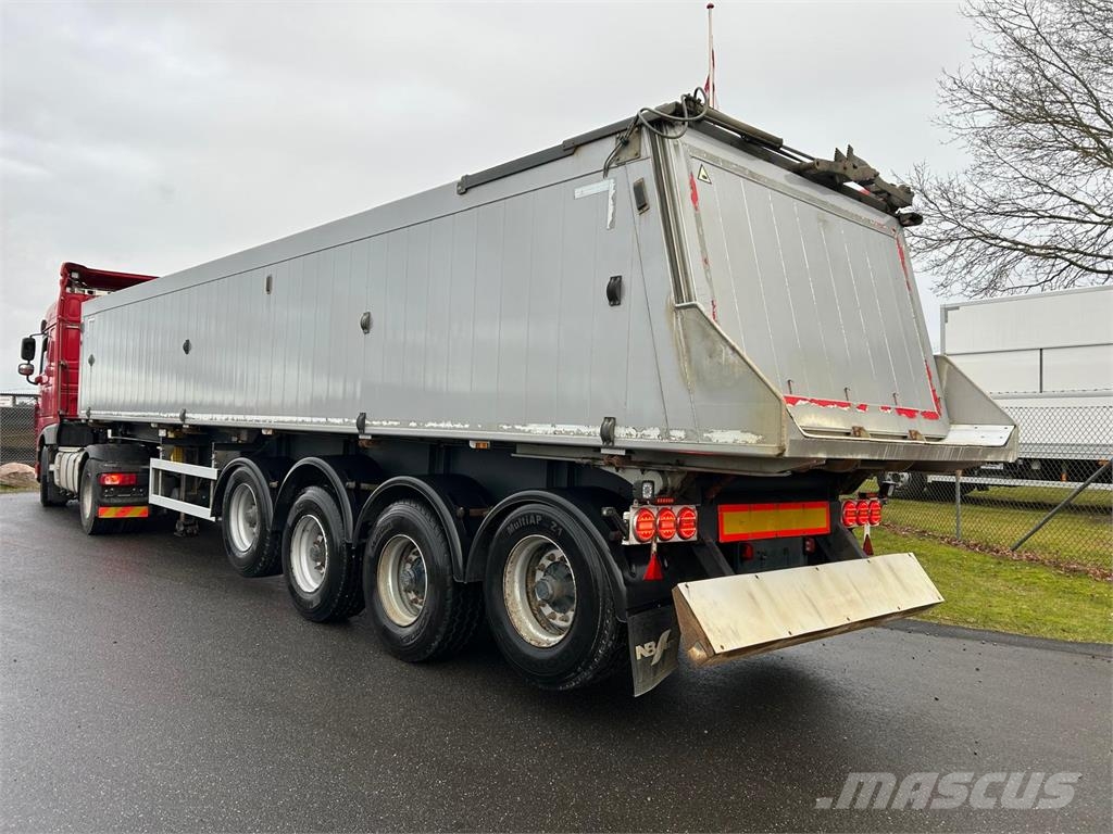 CMT 36m3 alu kasse - aut presenning Semirremolques bañera