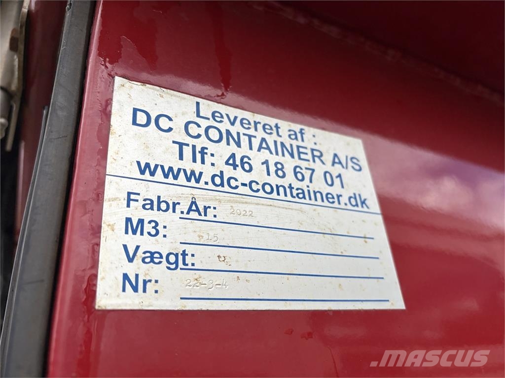 DC-Container 5,95 mtr 2-delt pendel - isoleret asf Фургони