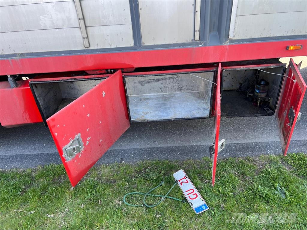 Fliegl SDS 400 13,6 mtr - 3 dæk 97m3 نصف مقطورات لنقل الحيوانات
