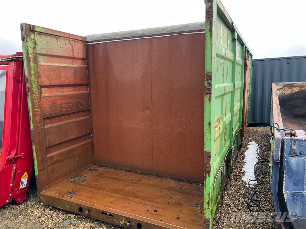  Geostad 6500 mm - lukket bagende fast tag + sidedø Kasser