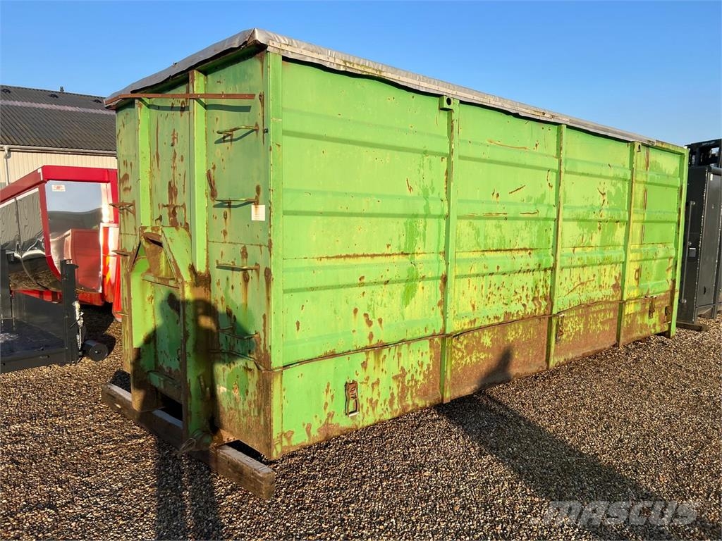  Geostad 6500 mm - lukket bagende fast tag + sidedø Kasser