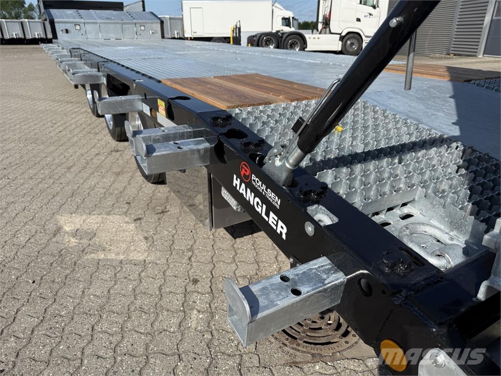 Hangler 13,4 mtr Agro Line maskintrailer med hjulbrønde نصف مقطورات مركبات النقل