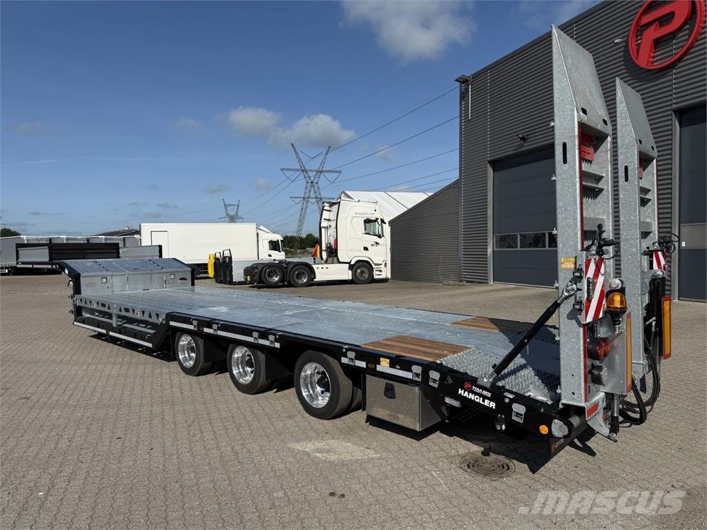 Hangler 13,4 mtr Agro Line maskintrailer med hjulbrønde نصف مقطورات مركبات النقل