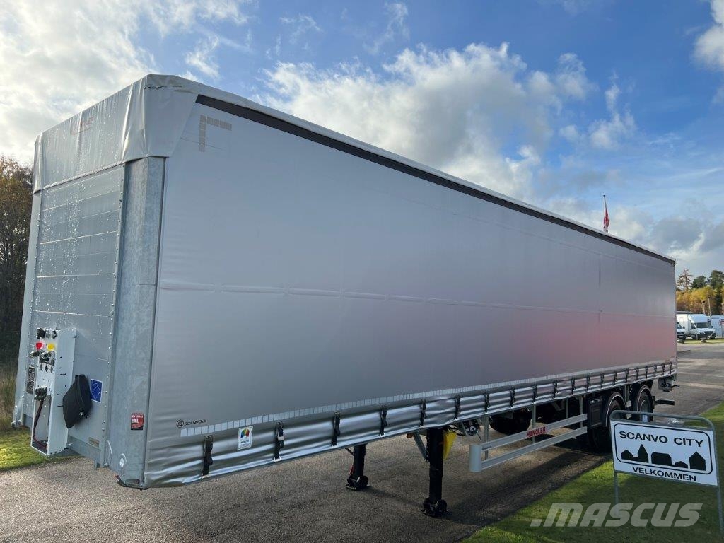 Hangler 13,6 mtr 2 akslet city lift - 33 pallers Opleggers met meesturende achterwielen
