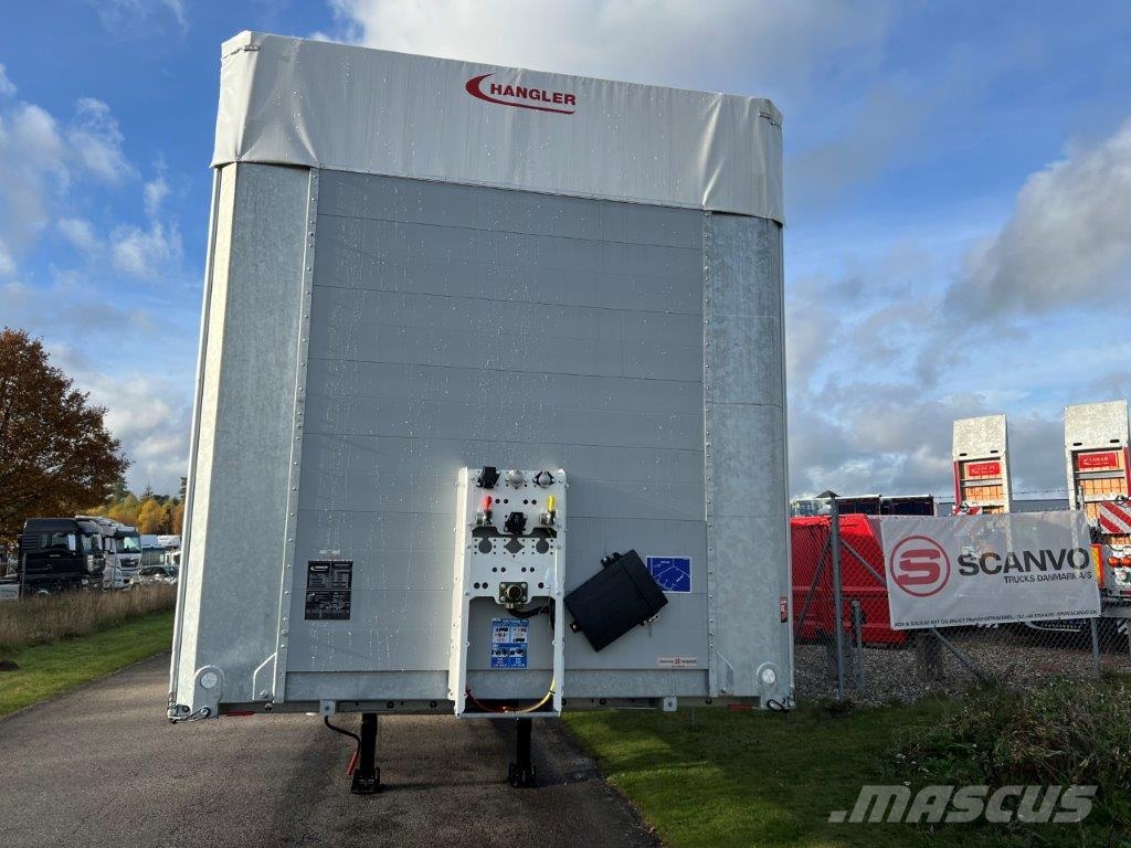 Hangler 13,6 mtr 2 akslet city lift - 33 pallers Opleggers met meesturende achterwielen