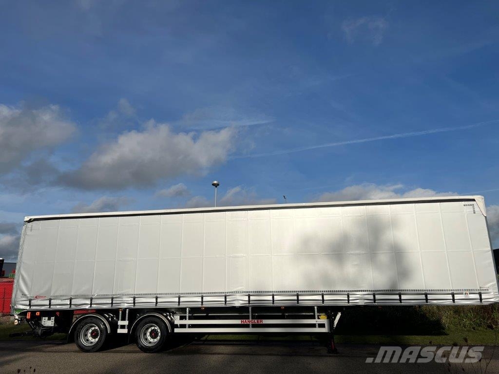 Hangler 13,6 mtr 2 akslet city lift - 33 pallers Opleggers met meesturende achterwielen