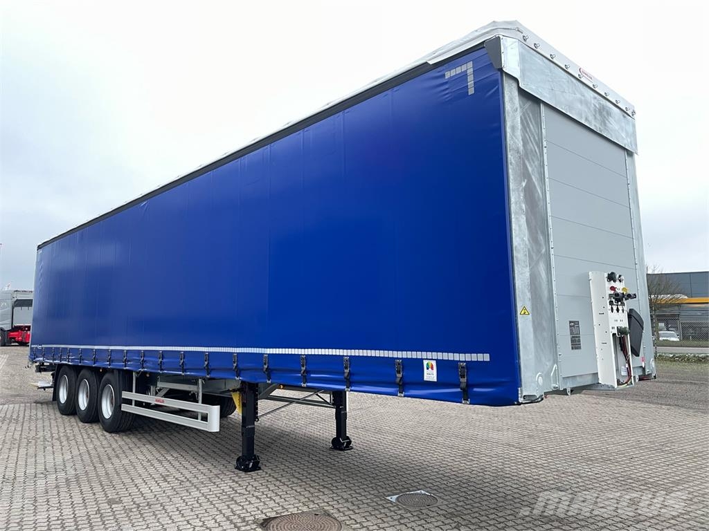 Hangler 3-aks Hævetag + Foldeslæde lift Semirremolques con caja de lona