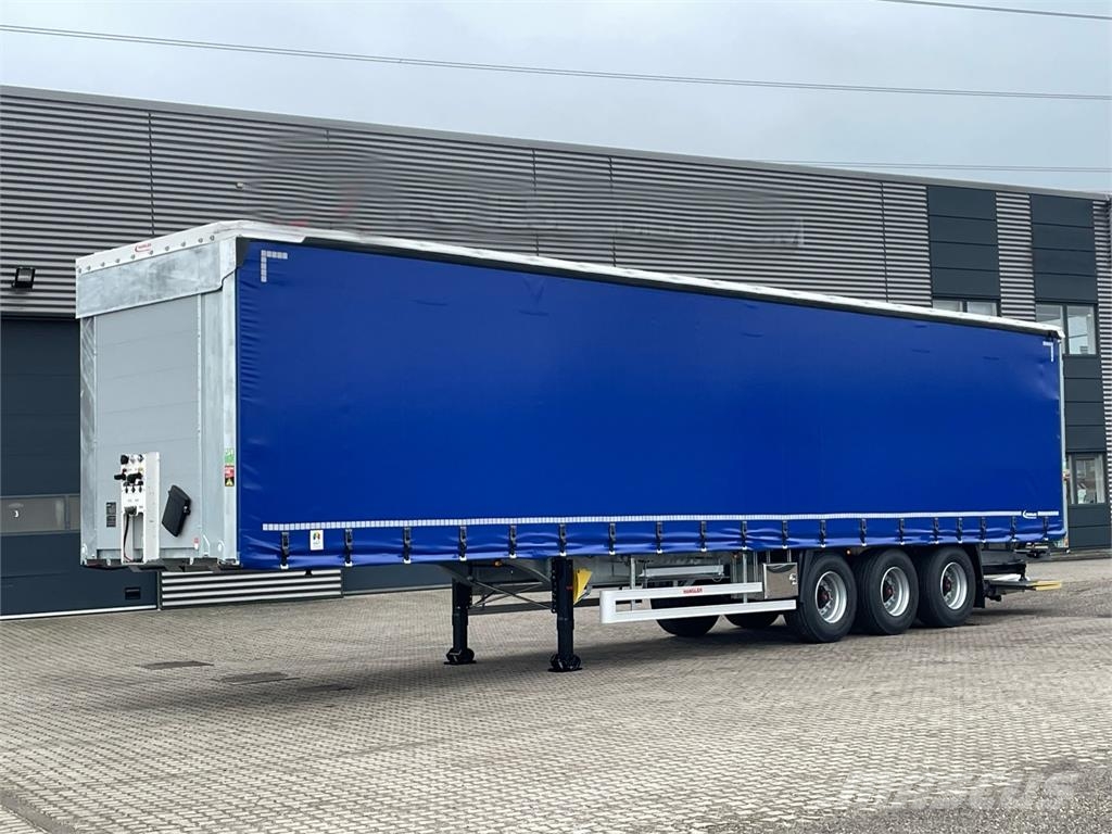 Hangler 3-aks Hævetag + Foldeslæde lift Semirremolques con caja de lona