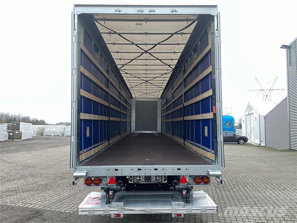 Hangler 3-aks Hævetag + Foldeslæde lift Semirremolques con caja de lona