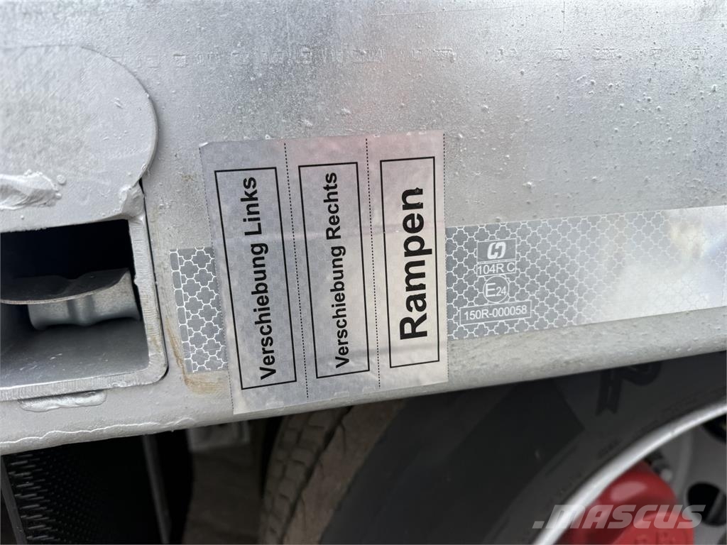 Hangler 8,05 mtr dobbelt ramper Niski utovarivači