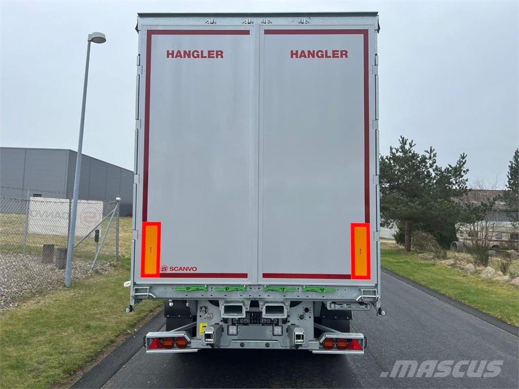 Hangler SDS-H 450 SCANDIC - hævetag - hæve aksel - truck b Tentinės puspriekabės