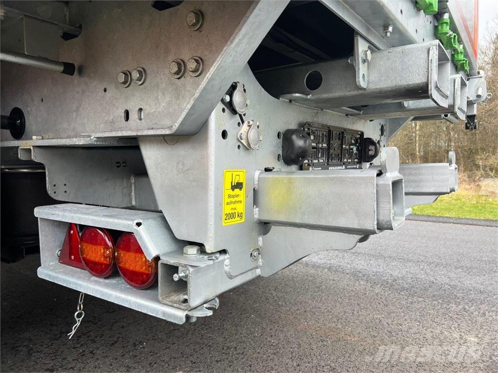 Hangler SDS-H 450 SCANDIC - hævetag - hæve aksel - truck b Tentinės puspriekabės