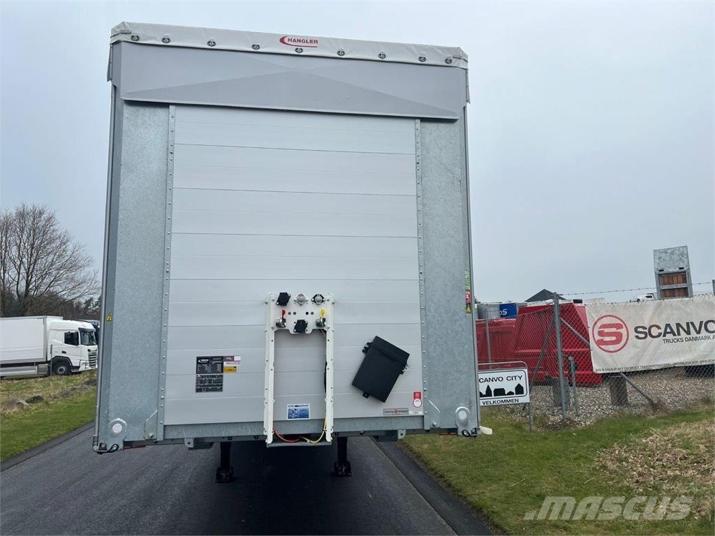 Hangler SDS-H 450 SCANDIC - hævetag - hæve aksel - truck b Tentinės puspriekabės