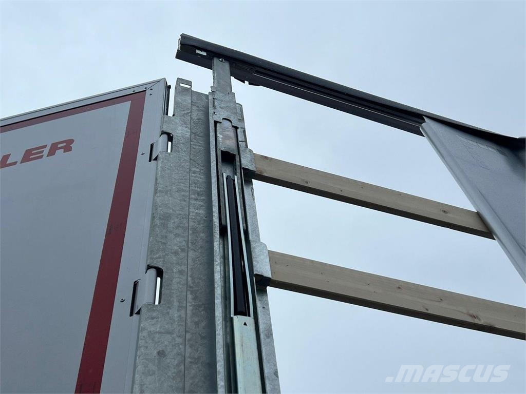Hangler SDS-H 450 SCANDIC - hævetag - hæve aksel - truck b Tentinės puspriekabės