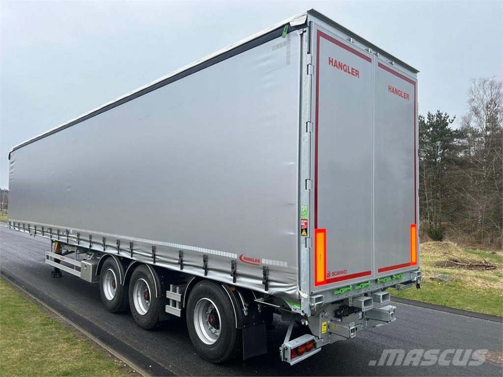 Hangler SDS-H 450 SCANDIC - hævetag - hæve aksel - truck b Tentinės puspriekabės