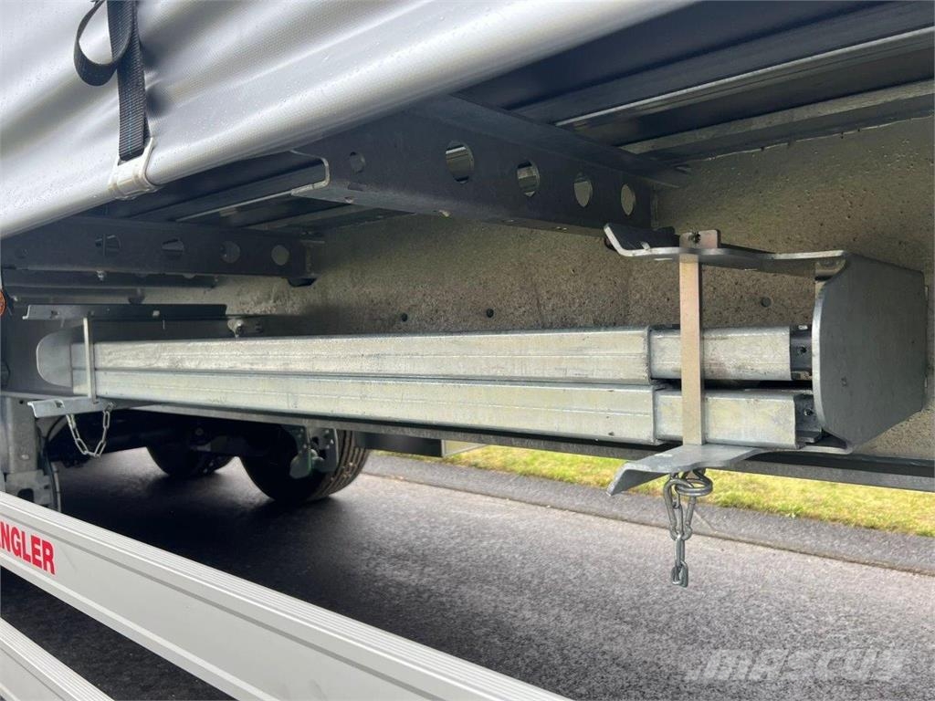 Hangler SDS-H 450 SCANDIC - hævetag - hæve aksel - truck b Tentinės puspriekabės