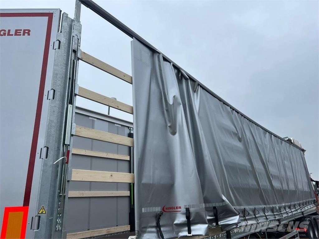 Hangler SDS-H 450 SCANDIC - hævetag - hæve aksel - truck b Tentinės puspriekabės