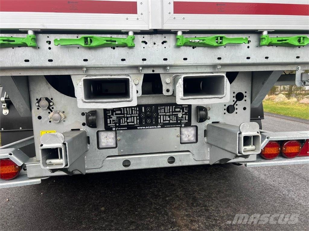 Hangler SDS-H 450 SCANDIC - hævetag - hæve aksel - truck b Tentinės puspriekabės