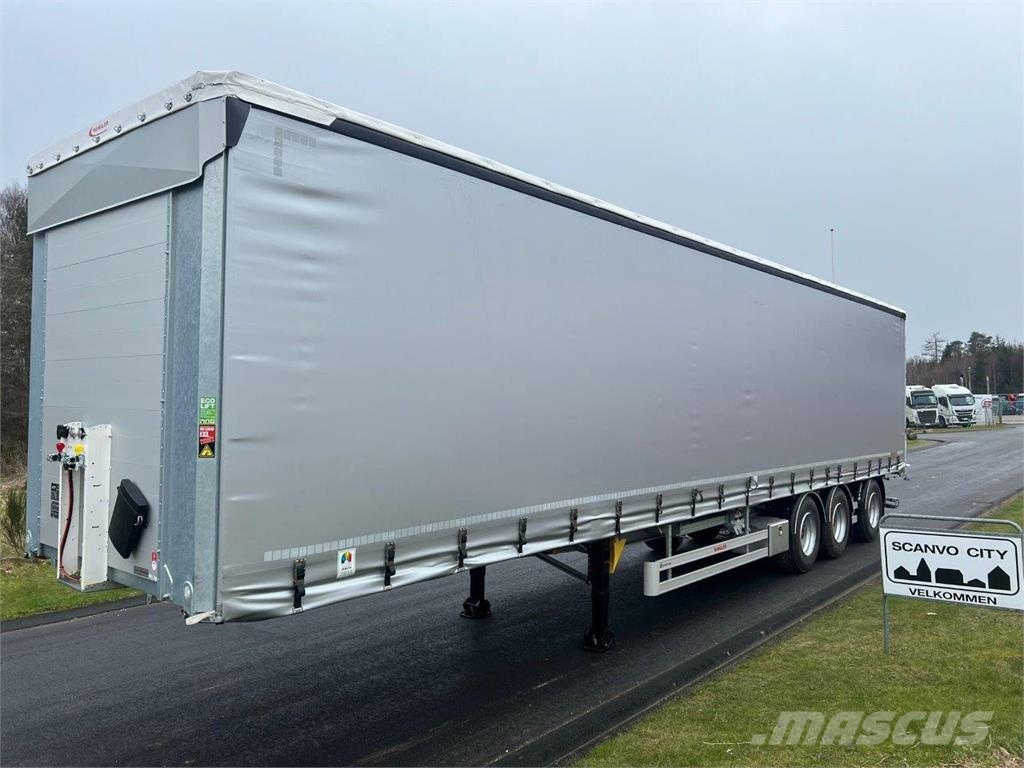 Hangler SDS-H 450 SCANDIC - hævetag - hæve aksel - truck b Tentinės puspriekabės