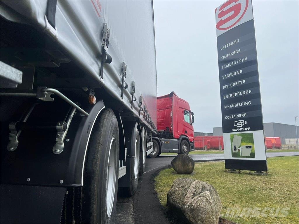 Hangler SDS-H 450 SCANDIC - hævetag - hæve aksel - truck b Tentinės puspriekabės
