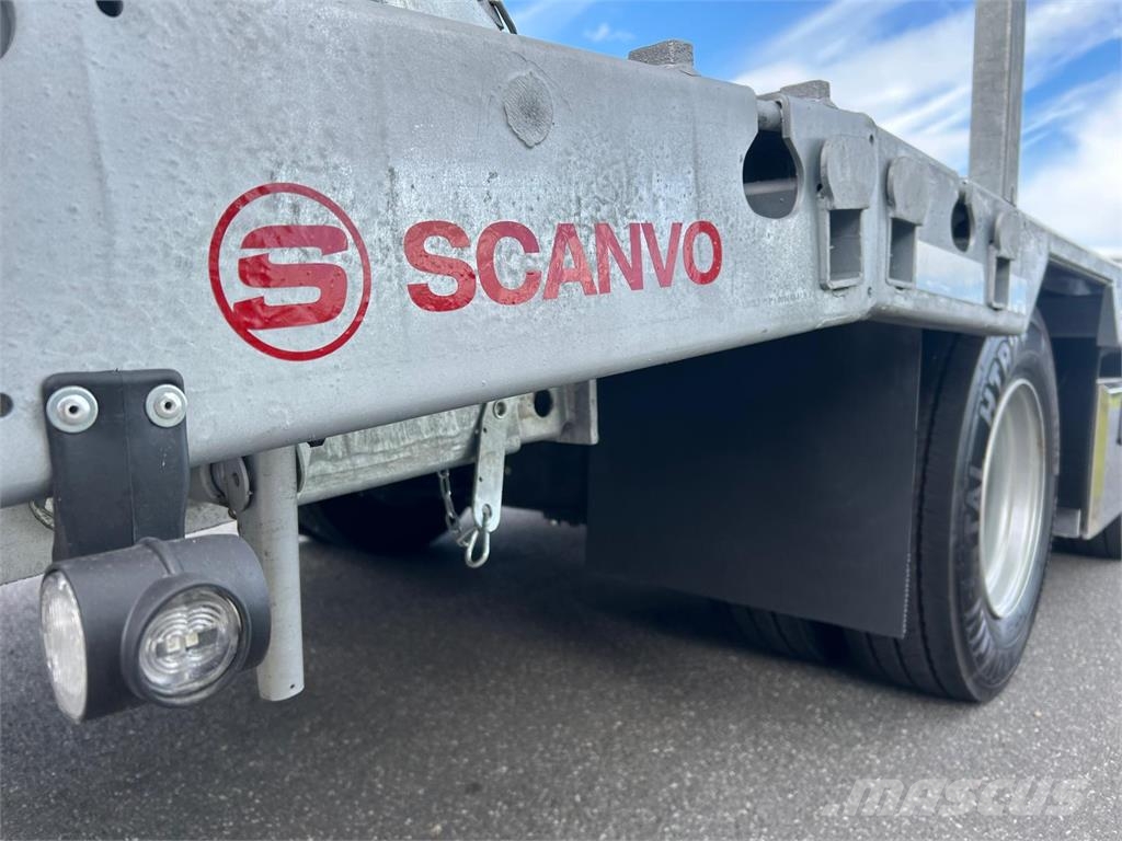 Hangler SDS-H 510-T 3-aks maskintrailer Diepladers