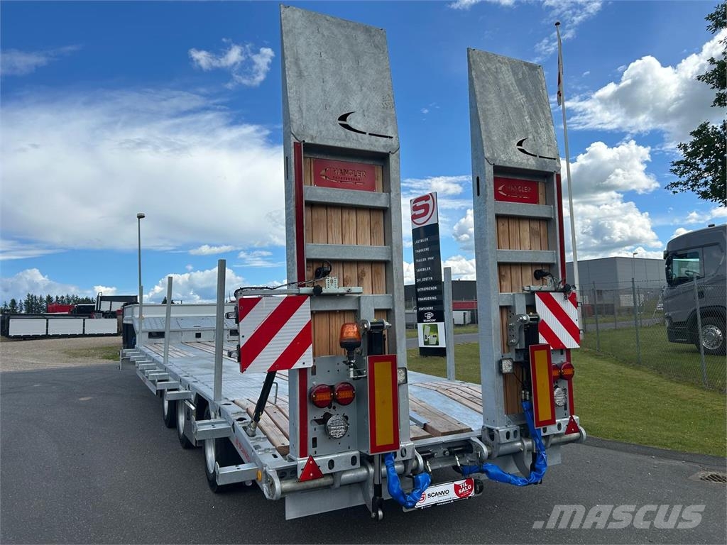 Hangler SDS-H 510-T 3-aks maskintrailer Diepladers